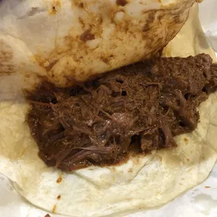 This is City Cafe&apos;s carne guisada.