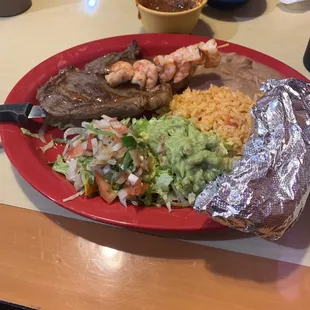 Steak and shrimp