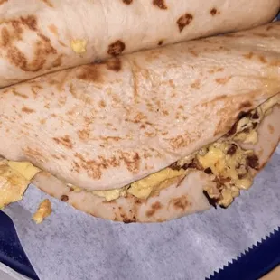 Egg and Bacon Tacos