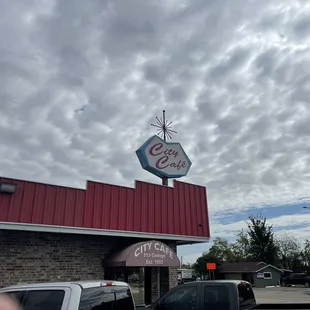 Front of restaurant