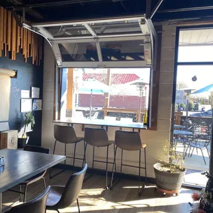 a woman sitting at a table
