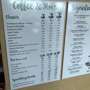 Menus