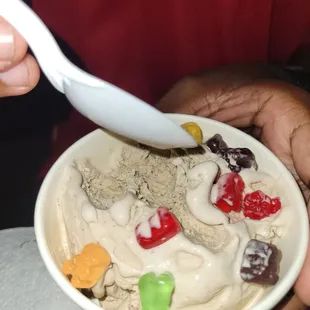 Caramel worth gummy bears