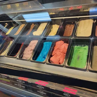 Ice cream options