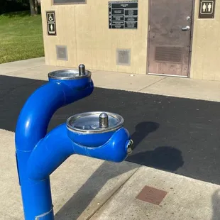 water fountains &amp; restrooms