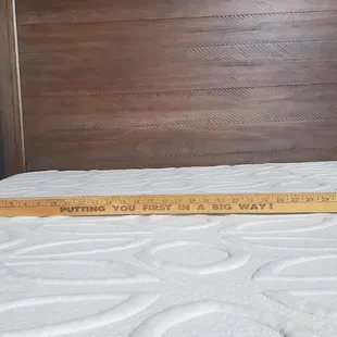 Rickard king mattress: CLAIMS BODY IMPRESSIONS, NO EVIDENCE AT ALL.