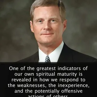 One of the greatest indicators of our own spiritual maturity is revealed in how we respond to potentially offensive actions of others...