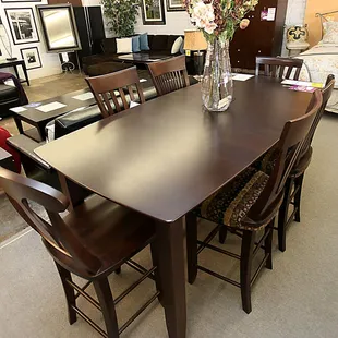 Solid beechwood, made in America &amp; high-end, will make every person in the clan race home to partake of daily family gatherings.