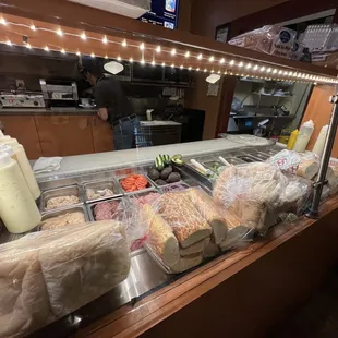 Sandwich making station