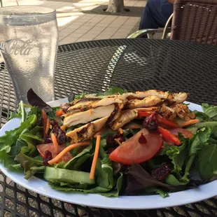 Chinese chicken salad with grilled chicken