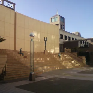Plaza Steps Adjacent to City Cup and Grille