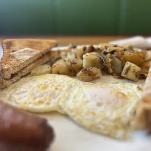 Bacon 2 Eggs Any Style with sausage