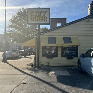 Outside of diner