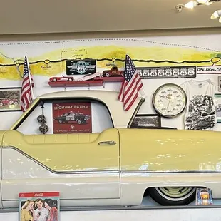 Cool display on the wall.