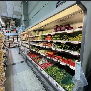 New produce fridge