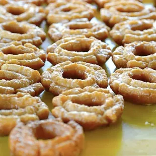 dough desserts, food, donuts