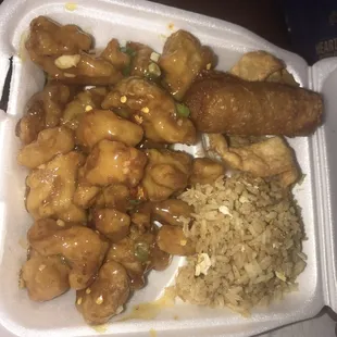 Honey Chicken Plate