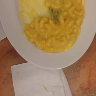 PSA: FOUND A HAIR IN THE MAC &amp; CHEESE