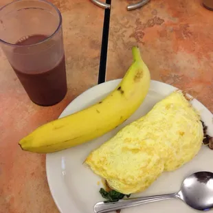 Fresh omelette for breakfast!