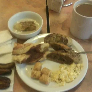 Second shot of the same. OH, and the bowl is of syrup with butter I mixed in. A piece of french toast is soaking in it. :-)