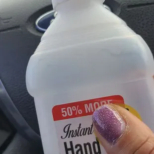My personal hand sanitizer for my car.