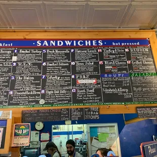 Menu deli