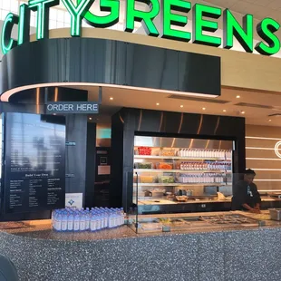 View of city greens before approaching it.