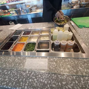 Fresh salad ingredients