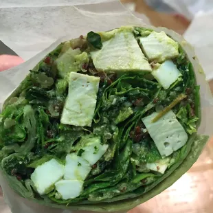 The tofu wrap that made me violently ill.