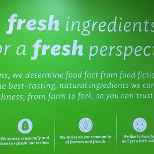 fresh ingredients for a fresh perspective
