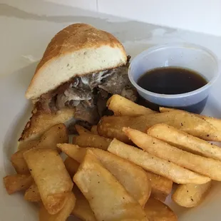 French dip! (Ate the other half &amp; some fries)
