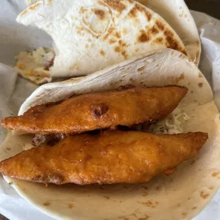 Fish &quot;tacos&quot;