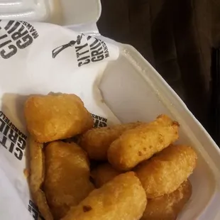 Mac n cheese bites. Ok