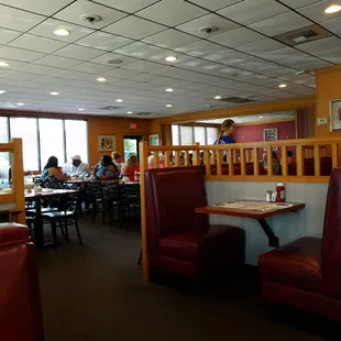 Clean, spacious dining room