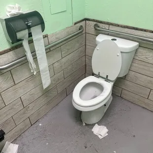 The bathroom is nasty