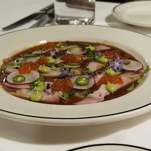 Omg the Crudo...!!! Delicious