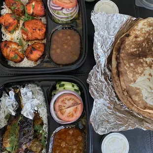 12. Lamb Chops 8. Boneless Chicken Kabob 56. Naan