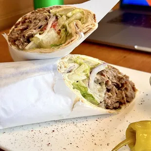 burritos and wraps, food