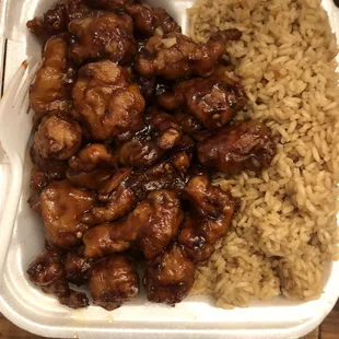 Orange chicken
