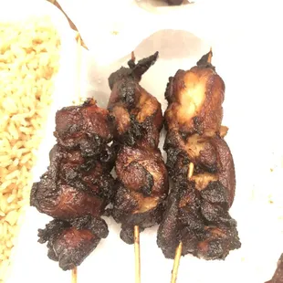 Chicken on a stick