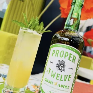 a bottle of proper twelve irish apple