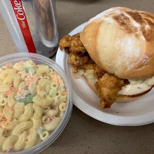 Fried chicken sandwich