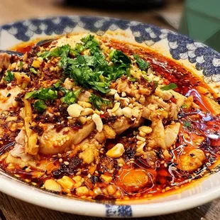 Sezchuan chili oil chicken!