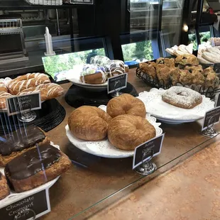 a variety of pastries