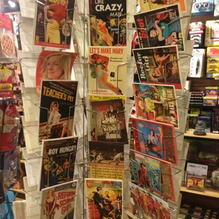 Cool postcards and retro greeting cards.