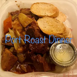 a meal in a plastic container