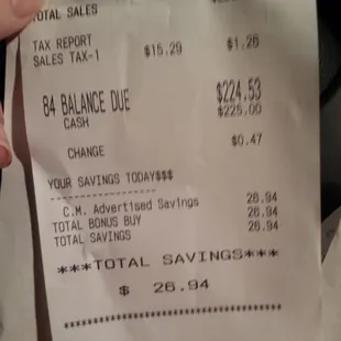 Spent $225 at the store only to be treated with poor customer. Benjamin would be so disappointed