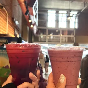 Can't Beat Can't Beet it Juice and Very Berry Smoothie