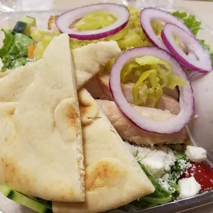 The salad