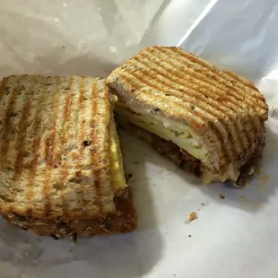 $4 for a giant, delicious pressed breakfast sandwich with eggs, Gouda cheese and bacon? Count me in!
